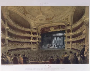 Academie Imperiale de Musique, Paris, ca. 1855